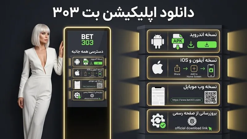دانلود اپلیکیشن بت ۳۰۳